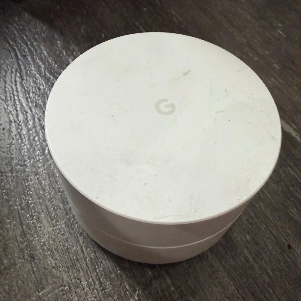 Google Wifi Mesh Router AC-1304 White Dual-Band Gigabit Ethernet No Cord